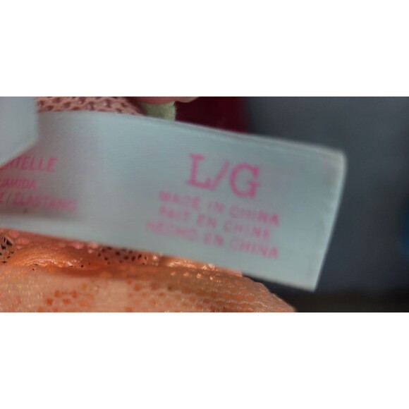 Pink Victoria Secret Bra Black Wireless Unlined Racerback Pullover Bralette L - Picture 13 of 13